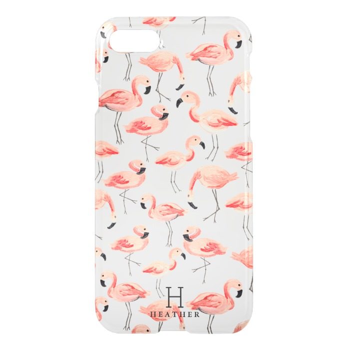 Personalized | Flamingo Party iPhone 7 Case