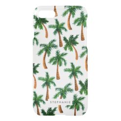 Personalized Palm Tree Print iPhone 7 Case