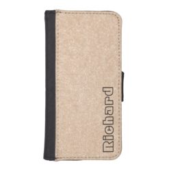 Personalized Vegan Leather iPhone 5/5s Wallet Case