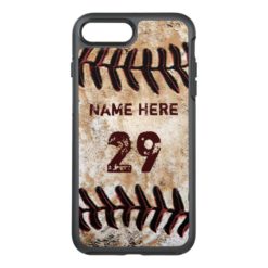 Personalized Vintage Baseball iPhone Cases