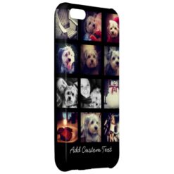Photo Collage with Black Background Case For iPhone 5C
