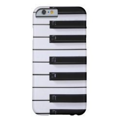 Piano Keys Barely There iPhone 6 Case