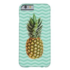 Pineapple lover mint green chevron iPhone 6 case