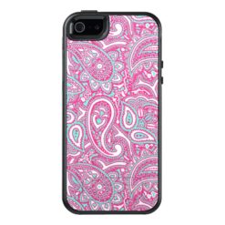 Pink Aqua Paisley Apple iPhone SE/5/5S OtterBox iPhone 5/5s/SE Case