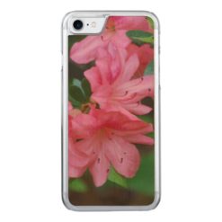 Pink Azalea Carved iPhone 7 Case