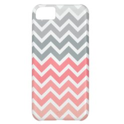 Pink Fade Zigzag Chevron Pattern iPhone 5 Case