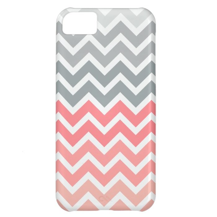 Pink Fade Zigzag Chevron Pattern iPhone 5 Case