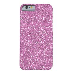 Pink Faux Glitter iPhone 6 case