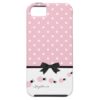 Pink Ladybugs Custom iPhone 5 Case