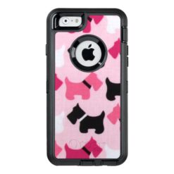 Pink Scotty Dogs Otterbox Apple Iphone OtterBox Defender iPhone Case