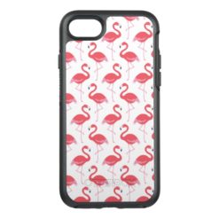 Pink flamingo pattern iPhone 7 OtterBox Symmetry iPhone 7 Case