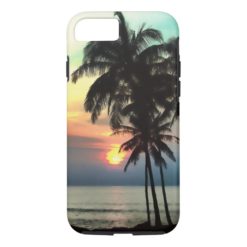 PixDezines hawaii/sunset/beach/fantasy iPhone 7 Case