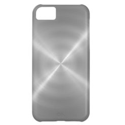 Platinum Stainless Steel Metal 2 iPhone 5C Case