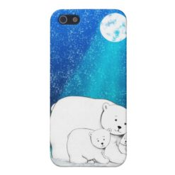 Polar Bears Being Cute iPhone Cover