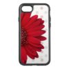 Polka Dot Red Daisy Name OtterBox Symmetry iPhone 7 Case