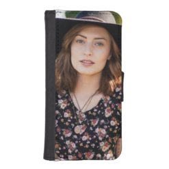 Pretty Lady Photo on iPhone 5/5s Wallet Case