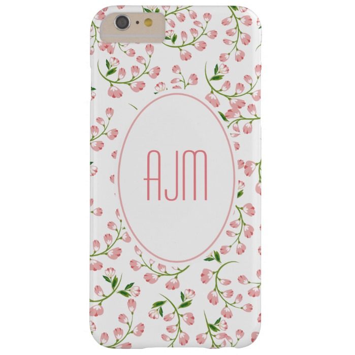 Pretty Pink Flowers Barely There iPhone 6 Plus Case