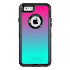 Pretty Pink and blue cotton candy OtterBox Defender iPhone Case
