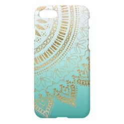 Pretty hand drawn tribal mandala elegant design iPhone 7 case