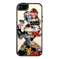 Princess | Belle Floral Silhouette OtterBox iPhone 5/5s/SE Case