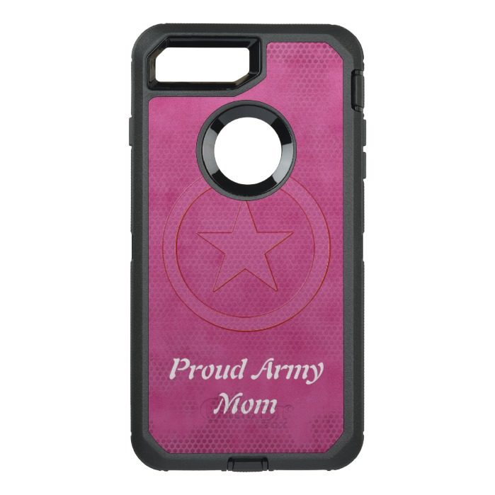 Proud army mom defender OtterBox defender iPhone 7 plus case