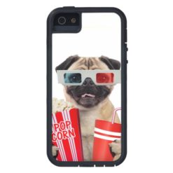 Pug watching a movie iPhone SE/5/5s case