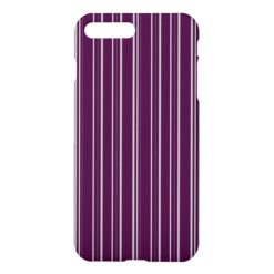 Purple Striped iPhone 7 Plus Case