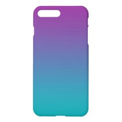 Purple & Teal Ombre iPhone 7 Plus Case