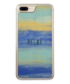 RELAX Cool Aqua Blue Turquiose Nautical Carved iPhone 7 Plus Case