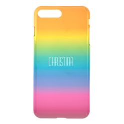 Rainbow Shade Gradient iPhone 7 Plus Case