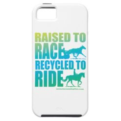 Raised to Race Recycled to Ride iPhone Case