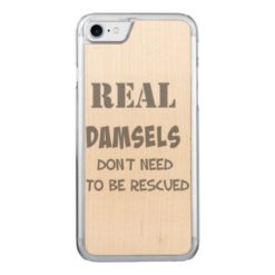Real Damsels Carved iPhone 6/6s Slim Wood Carved iPhone 7 Case