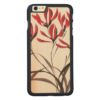 Red Mountain Flowers Carved Maple iPhone 6 Plus Slim Case