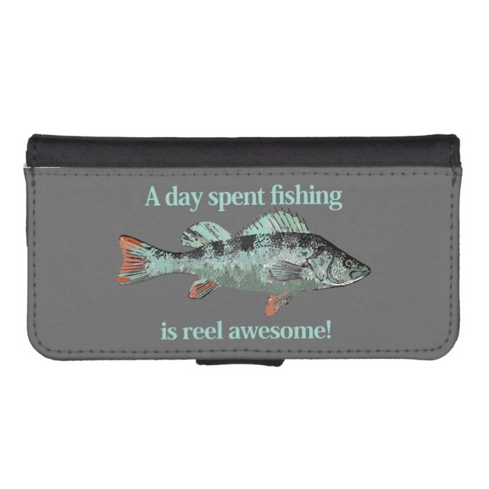 Reel Awesome Fishing Quote for the Fisherman iPhone SE/5/5s Wallet