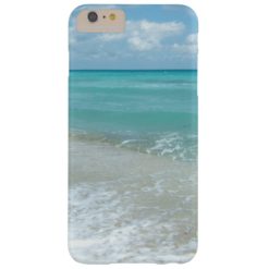 Relaxing Blue Beach Ocean Landscape Nature Scene Barely There iPhone 6 Plus Case