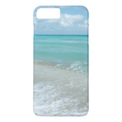 Relaxing Blue Beach Ocean Landscape Nature Scene iPhone 7 Plus Case