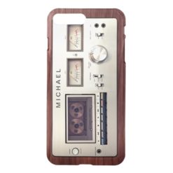 Retro Vintage Stereo Recorder Wooden Cabinet iPhone 7 Plus Case