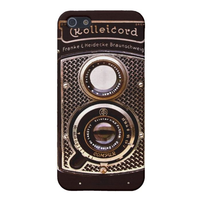 Rolleicord art deco camera case for iPhone SE/5/5s