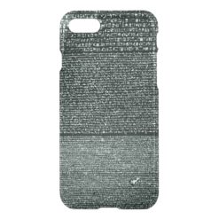 Rosetta Stone Ancient Egyptian hieroglyphs iPhone 7 Case