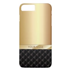 Royal Luxury Gold Custom Name iPhone 7 Plus Case