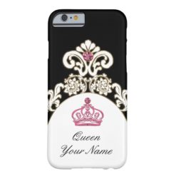 Royal Monogram Monarchy Crown Barely There iPhone 6 Case