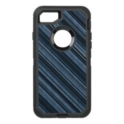 Rustic Blue Attractive Men's Stripes Pattern OtterBox Defender iPhone 7 Case