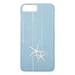 Rustic Starfish Mint Blue Beach Theme iPhone 7 Plus Case