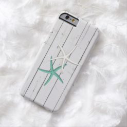 Rustic Starfish Weathered Wood Barely There iPhone 6 Case