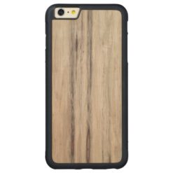 Rustic Wood Carved Maple iPhone 6 Plus Bumper