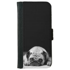 Sad Pug Wallet Phone Case For iPhone 6/6s
