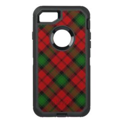 Scottish Clan Kerr Red and Green Tartan OtterBox Defender iPhone 7 Case