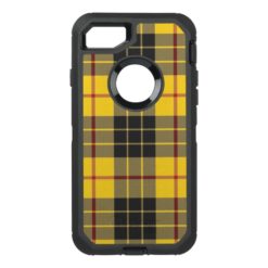 Scottish Clan MacLeod Yellow and Black Tartan OtterBox Defender iPhone 7 Case