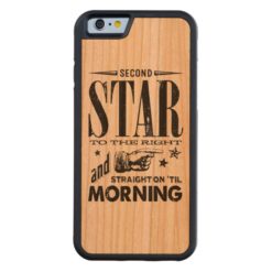 Second Star to the Right Carved Cherry iPhone 6 Bumper Case