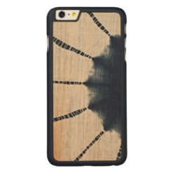 Shibori Sunrise Carved Maple iPhone 6 Plus Case